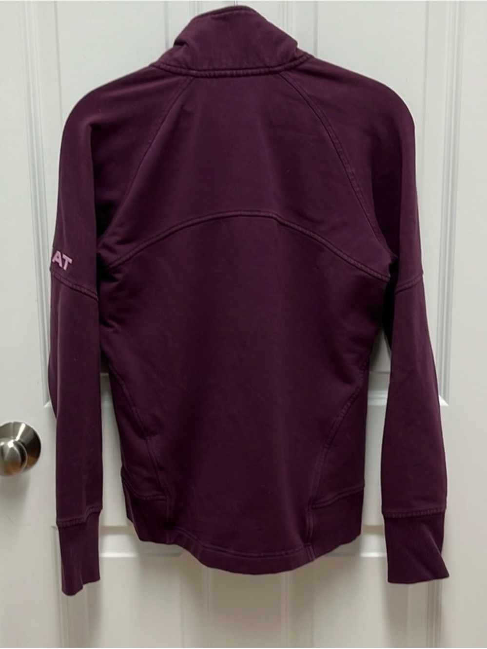 Ariat Womens Purple Largo Zip
Sweatshirt - size small - Picture 6 of 8